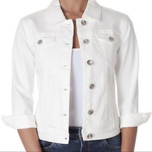 Kensie White Denim Jacket